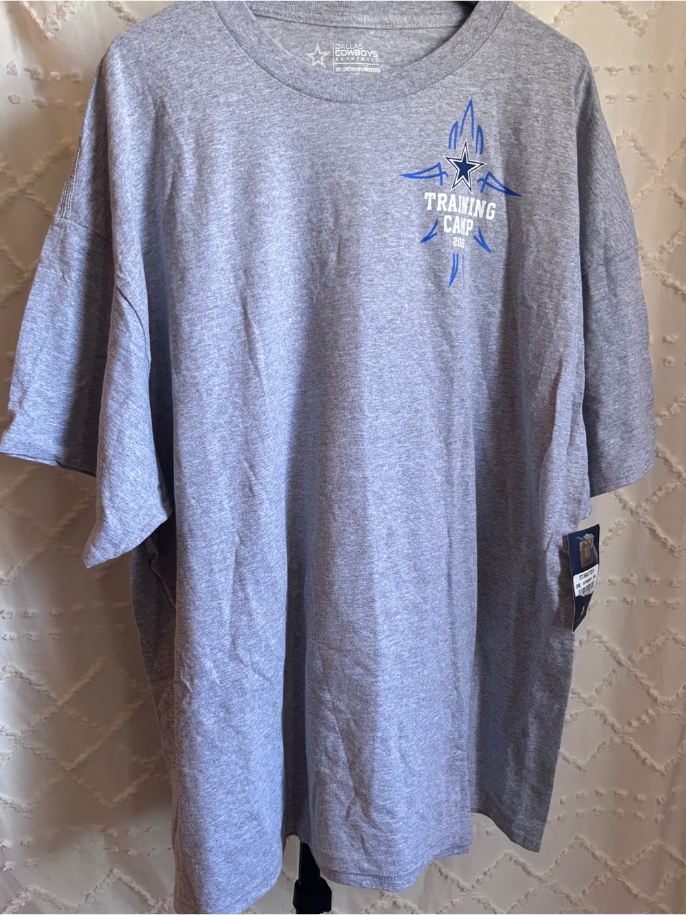 NWT Dallas Cowboys Training Camp 2022 Graphic T-Shirt 3XL NFL Gray Tee